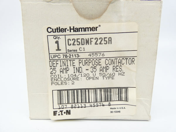 CUTLER HAMMER C25DNF225A SER. C1 104/120V NSMP