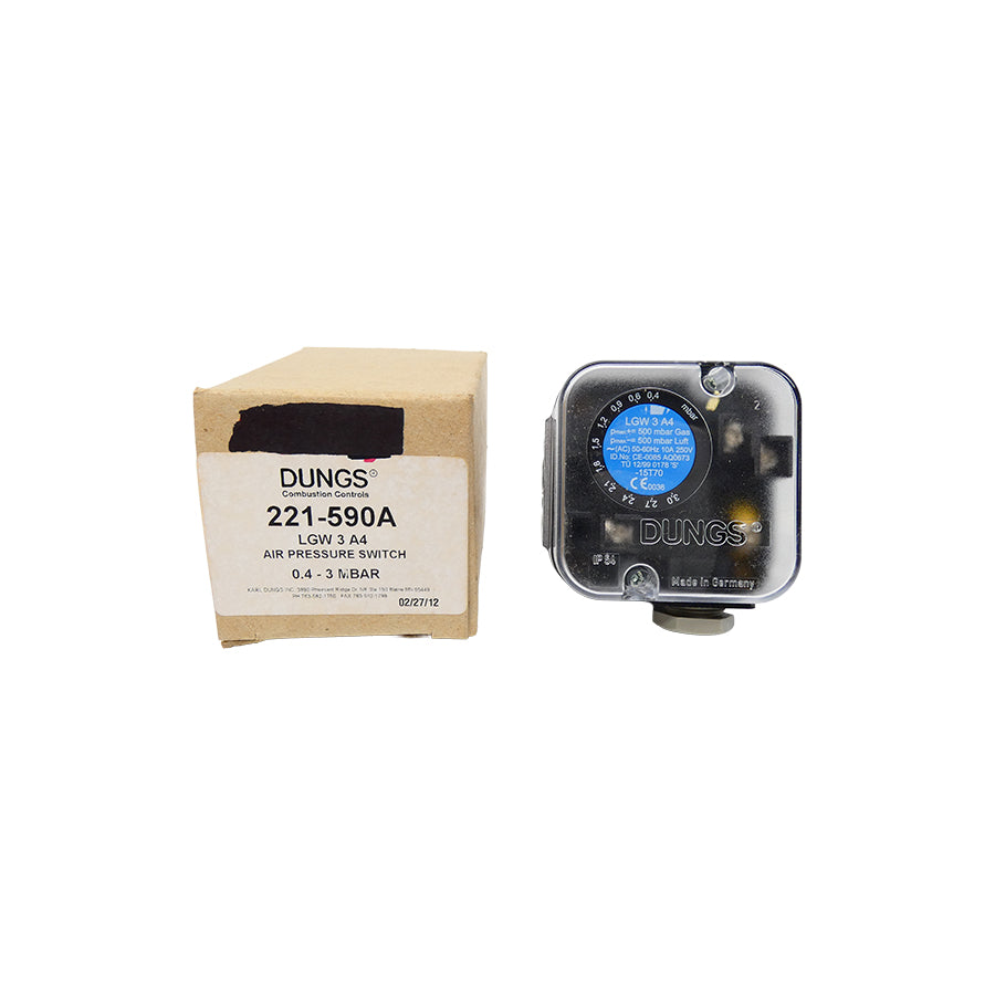DUNGS 221-590A LGW3A4 250V 10A NSMP