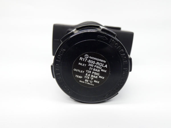 NORGREN R17-800-RGLA 300PSI 1" (BLACK) NSNP