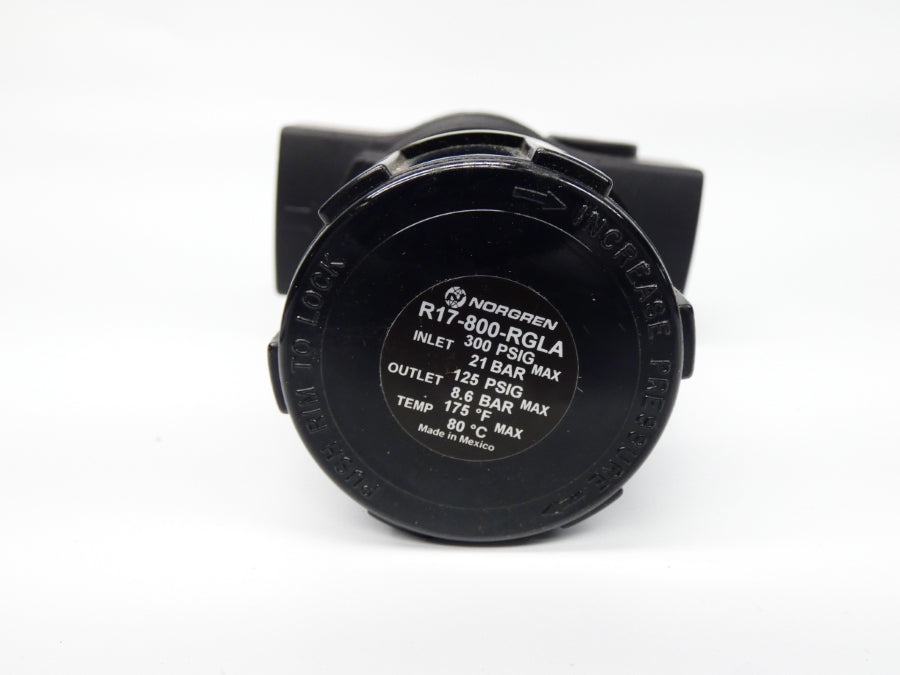 NORGREN R17-800-RGLA 300PSI 1" (BLACK) NSNP