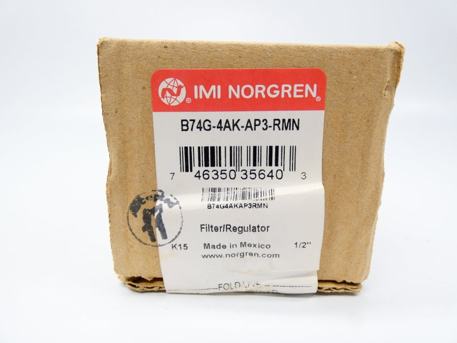 NORGREN B74G-4AK-AP3-RMN 150PSI 1/2" NSMP