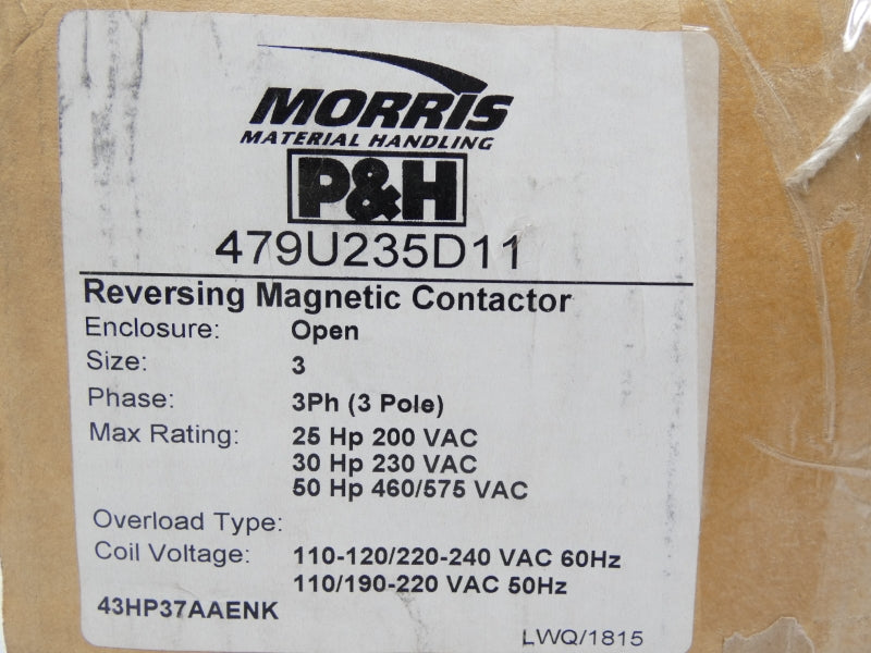 P&H 479U235D11 110-240V 100A NSMP