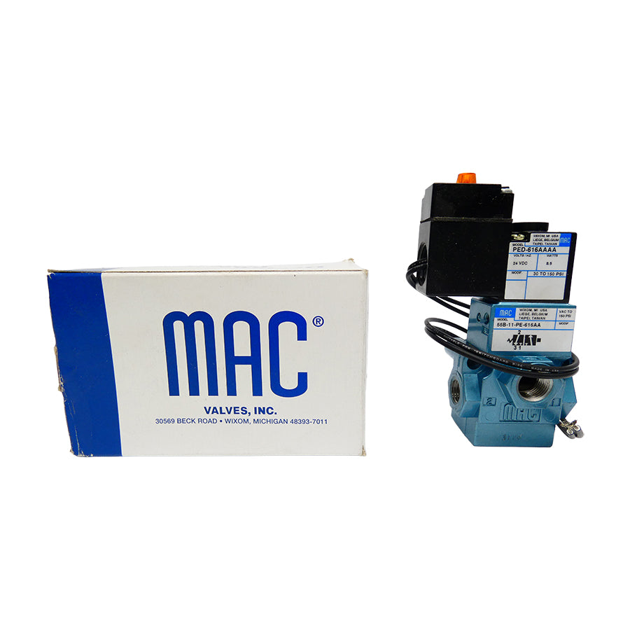 MAC 55B-11-PE-616AA 24VDC 30-150PSI NSMP