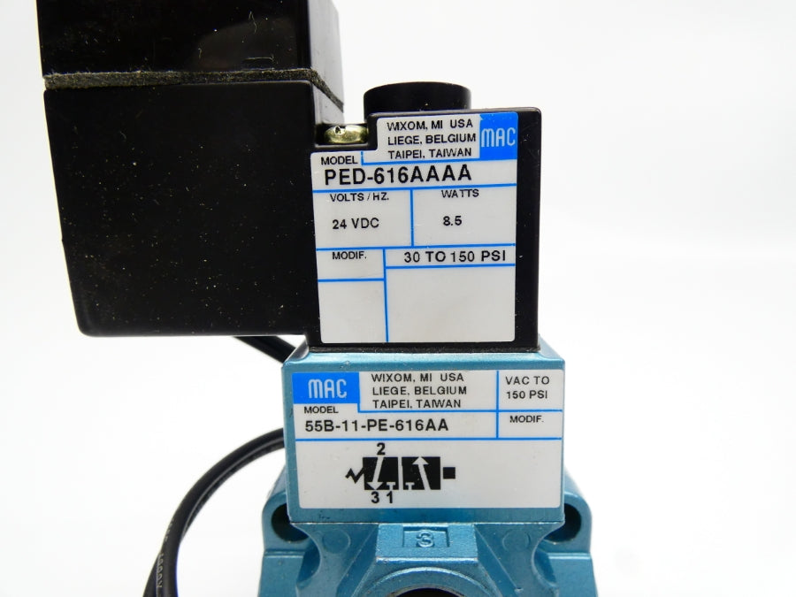 MAC 55B-11-PE-616AA 24VDC 30-150PSI NSMP