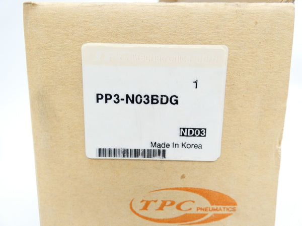 TPC PP3-N03BDG 3/8" 7-140PSI NSMP
