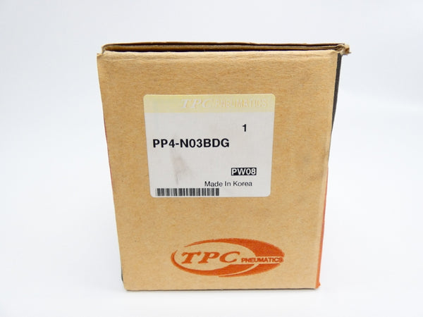 TPC PP4-N03BDG 3/8" 7-140PSI NSMP