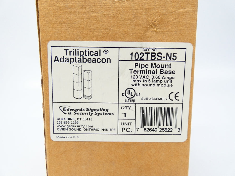 EDWARDS 102TBS-N5 120VAC 0.6A NSMP