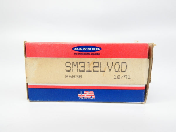 BANNER ENGINEERING SM312LVQD 26838 10-30VDC (BL/RD) NSMP