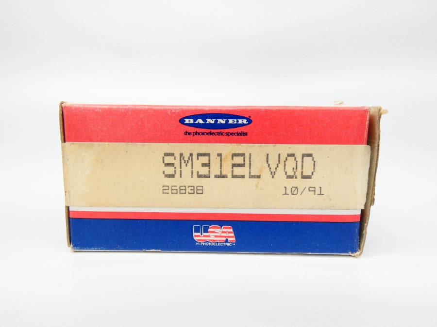 BANNER ENGINEERING SM312LVQD 26838 10-30VDC (BL/RD) NSMP