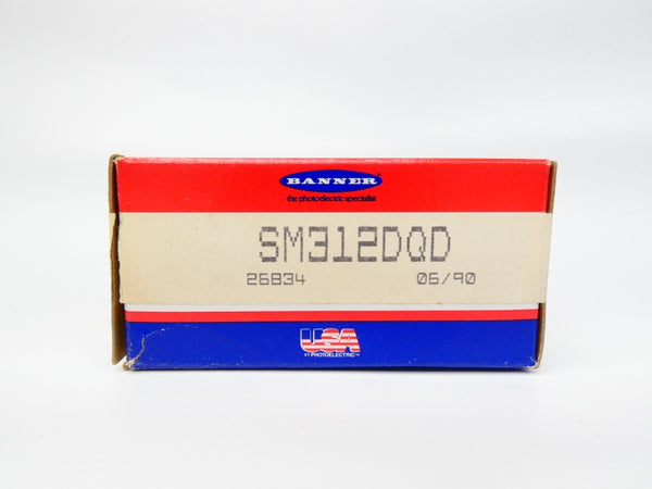 BANNER ENGINEERING SM312DQD 26834 10-30VDC (BL/RD) NSMP
