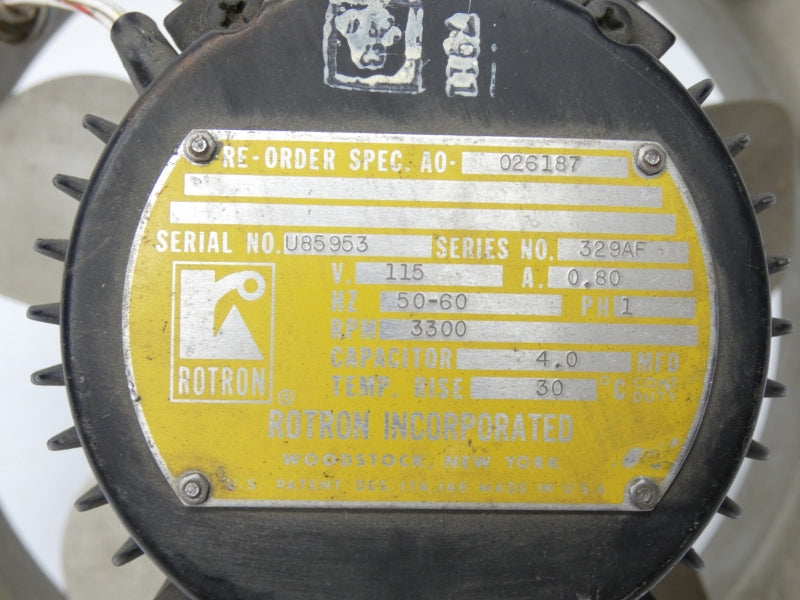 ROTRON A0-026187 115V 0.80A UNMP