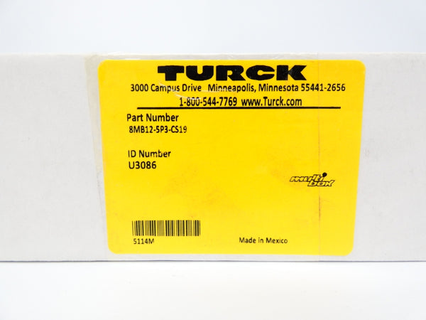 TURCK 8MB12-5P3-CS19 U3086 NSFS