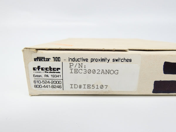 IFM EFECTOR IEC3002-ANOG IE5107 10-36VDC NSMP
