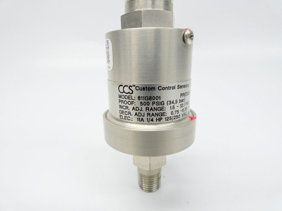 CCS 611G8001 125/250VAC 11A 1.5-12.1A NSNP