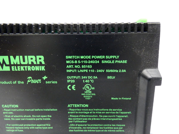 MURR ELEKTRONIK MCS-B5-110-240/24 85163 110-240V 2A NSNP