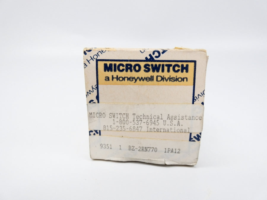 MICRO SWITCH BZ-2RN770 480VAC 15A NSMP