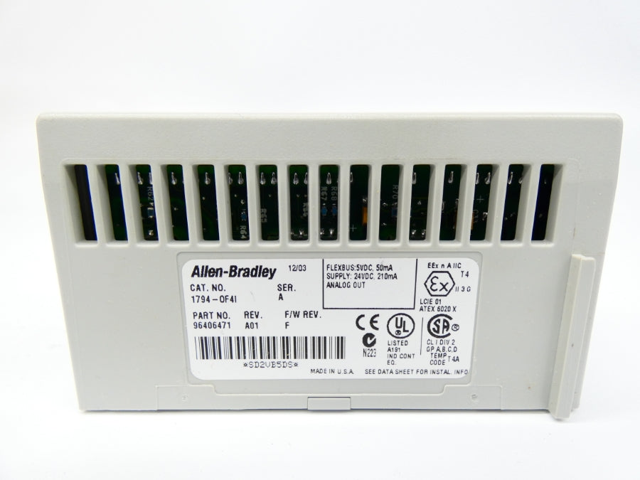 INDUSTRIAL SPARE PART 1794-OF4I SER. A REV. A01 F/W F 24VDC NSMP