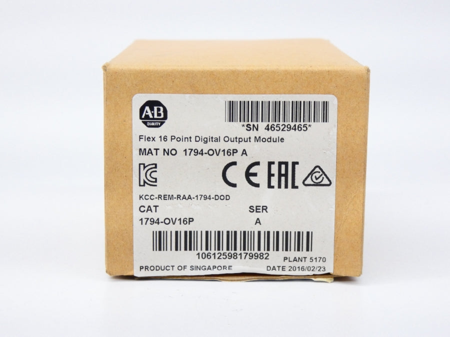 INDUSTRIAL SPARE PART 1794-OV16P SER. A 24VDC NSMP