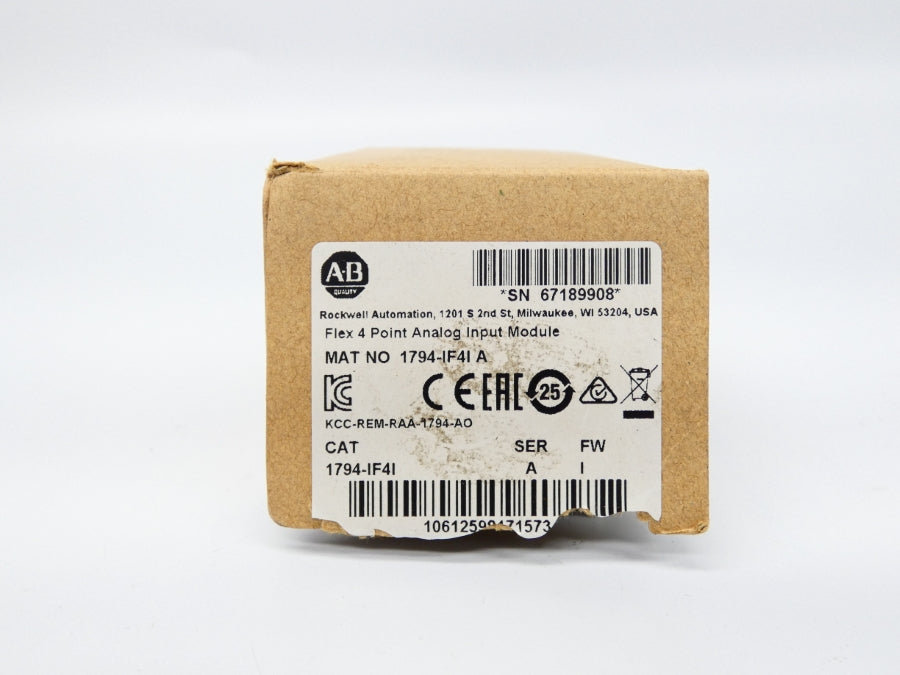 INDUSTRIAL SPARE PART 1794-IF4I SER. A F/W I 19.2-31.2VDC NSMP