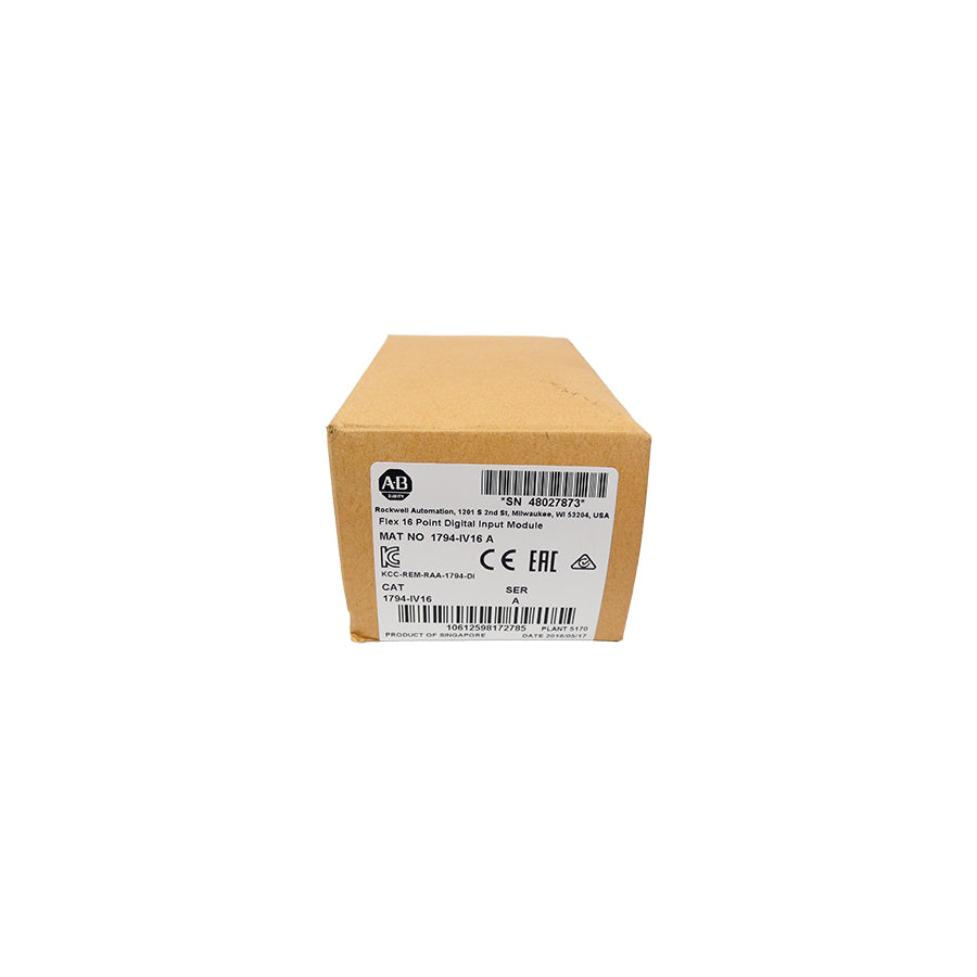 INDUSTRIAL SPARE PART 1794-IV16 SER. A DATE: 2016 NSFS