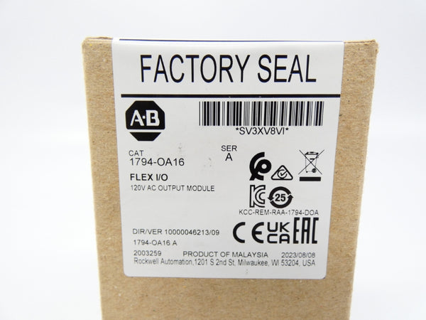 INDUSTRIAL SPARE PART 1794-OA16 SER. A DATE: 2023 NSFS