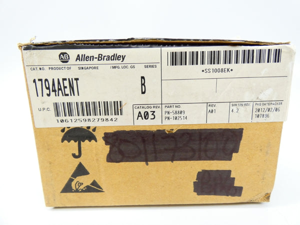 INDUSTRIAL SPARE PART 1794-AENT SER. B REV. A01 F/W 4.2 24VDC NSMP