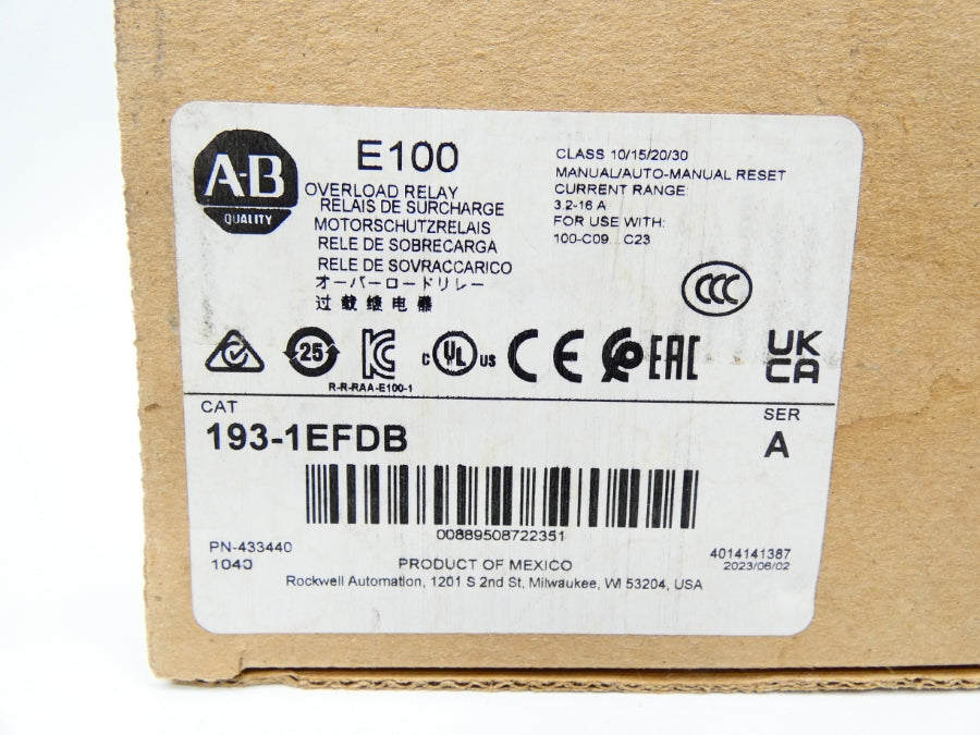 INDUSTRIAL SPARE PART 193-1EFDB SER. A 690V 3.2-16A (BR/WH) NSMP