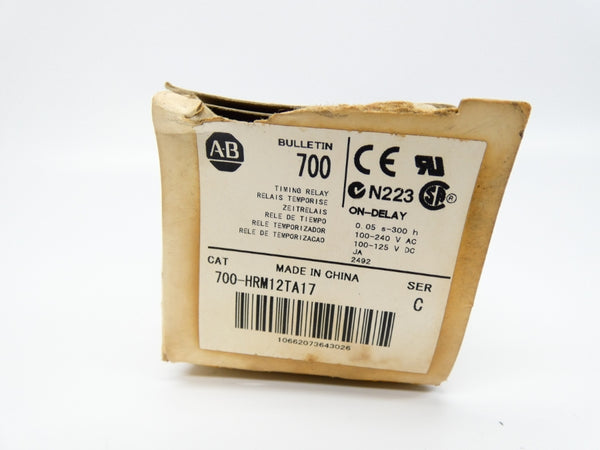 INDUSTRIAL SPARE PART 700-HRM12TA17 SER. C 100-240VAC 5A 0.05S-300H NSMP