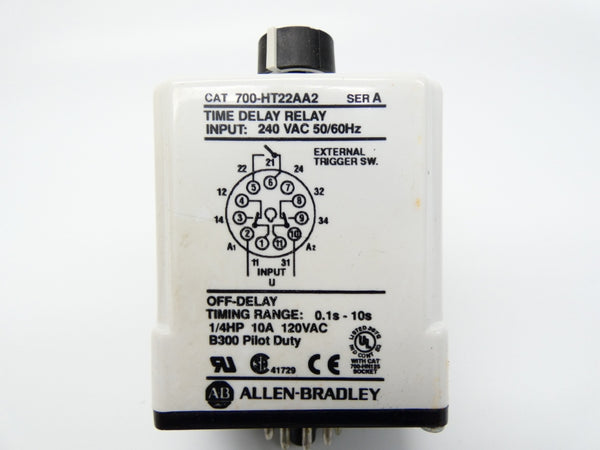 INDUSTRIAL SPARE PART 700-HT22AA2 SER. A 240VAC 10A 0.1-10S (WH) NSMP