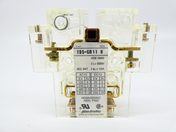 INDUSTRIAL SPARE PART 195-GB11 SER. B 690V 10A (GY/BL) NSMP