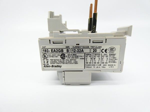 INDUSTRIAL SPARE PART 193-EA2GB SER. B 690V 12-32A (BR/WH) NSMP
