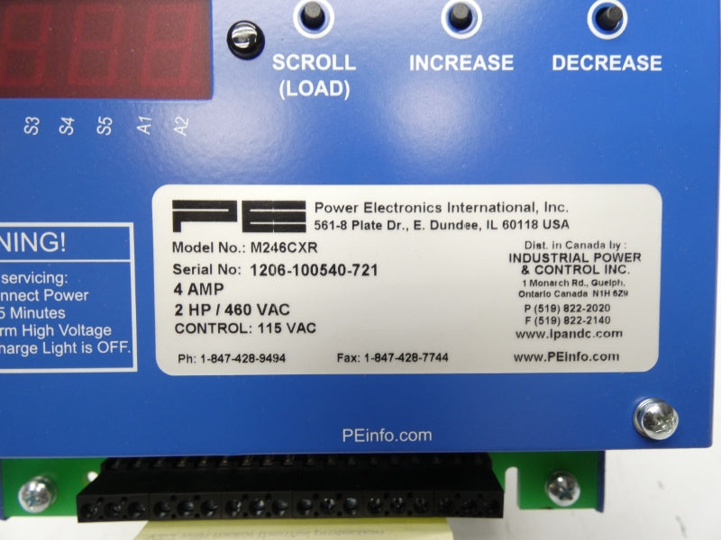 PE M246CXR 460VAC 4A NSMP
