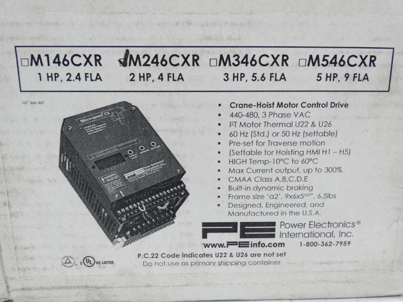PE M246CXR 460VAC 4A NSMP