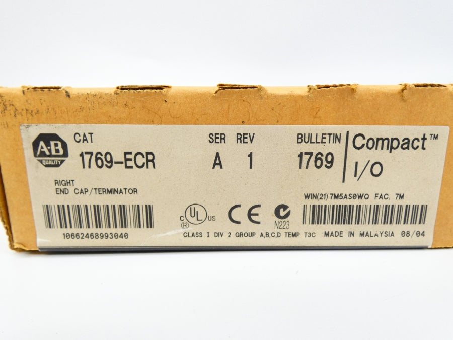 INDUSTRIAL SPARE PART 1769-ECR SER. A REV. 1 DATE: 2008 NSFS