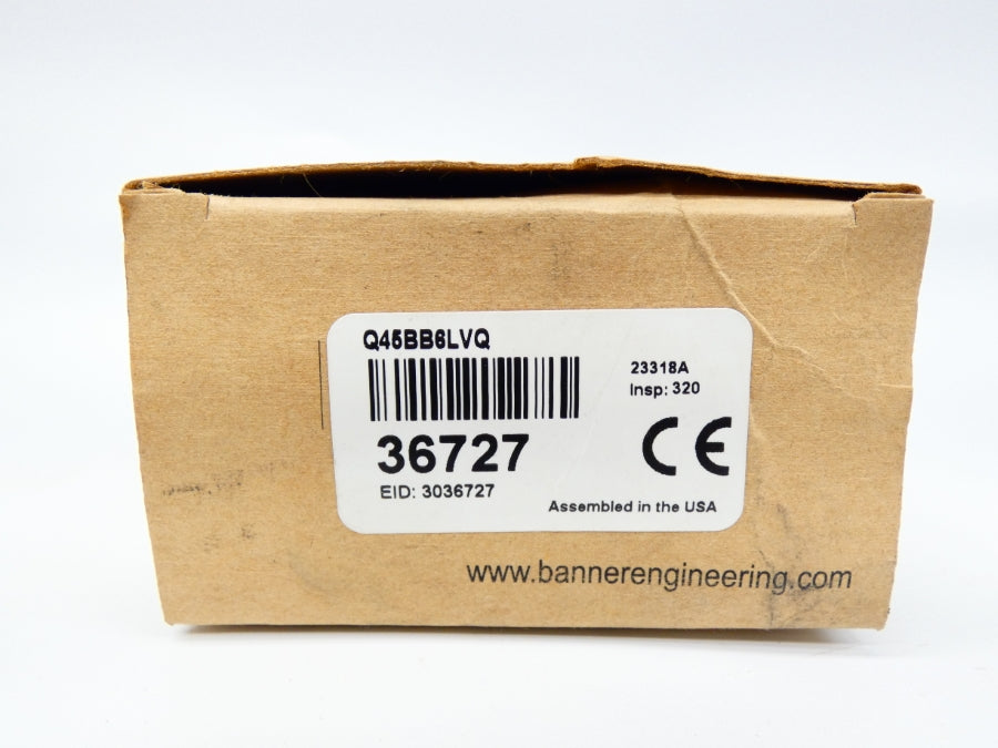 BANNER ENGINEERING Q45BB6LVQ 36727 10-30VDC NSMP