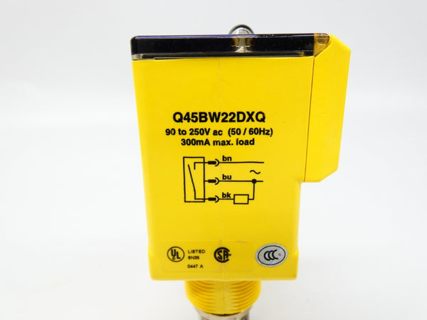 BANNER ENGINEERING Q45BW22DXQ 47141 90-250VAC NSMP