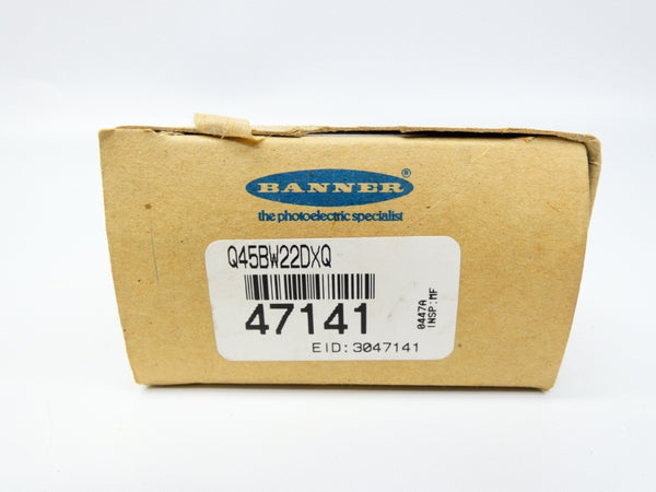 BANNER ENGINEERING Q45BW22DXQ 47141 90-250VAC NSMP