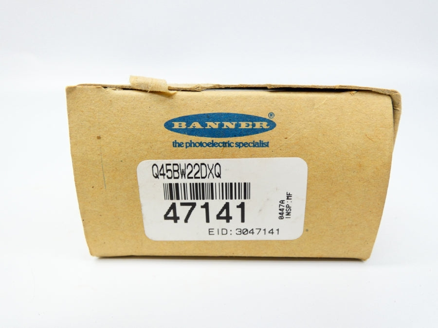 BANNER ENGINEERING Q45BW22DXQ 47141 90-250VAC NSMP