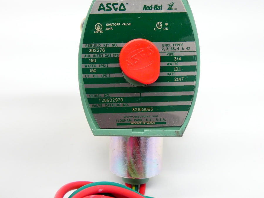 ASCO 8210G095 110/120V 150PSI 3/4" NSMP