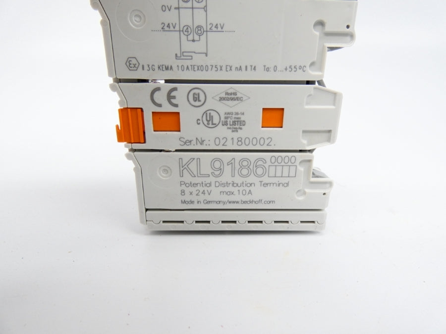 BECKHOFF KL9186 24VDC 10A NSMP