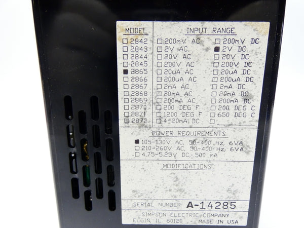 SIMPSON 2865 24501 105-130V NSMP