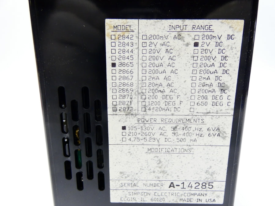 SIMPSON 2865 24501 105-130V NSMP