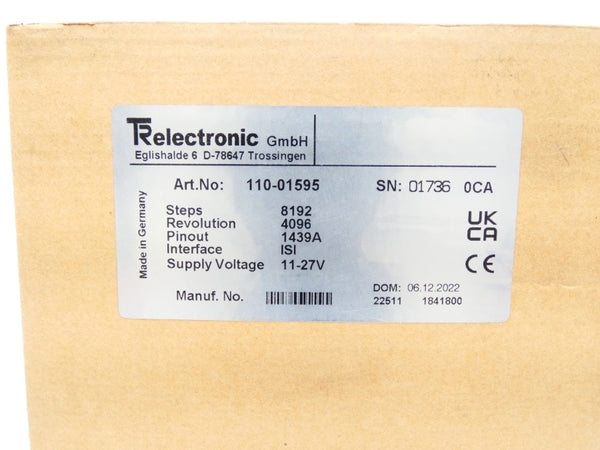 TR ELECTRONICS 110-01595 11-27V NSMP