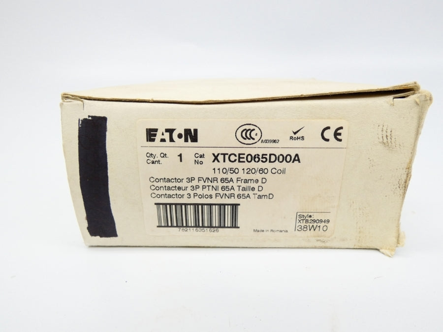 EATON XTCE065D00A 110/120V 65A NSMP