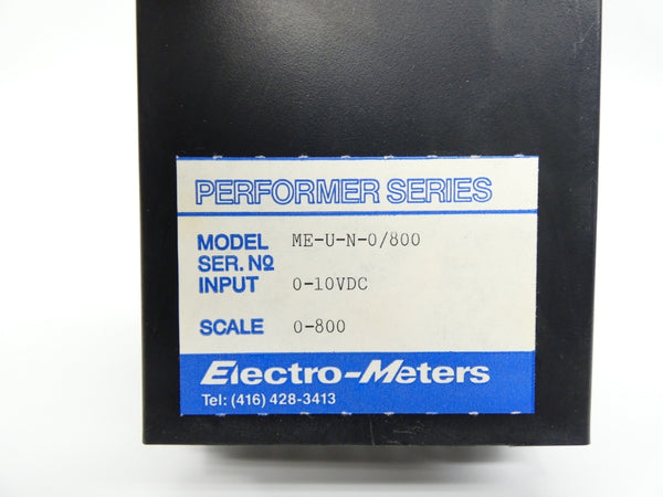 ELECTRO METERS ME-U-N-0/800 0-10VDC NSMP