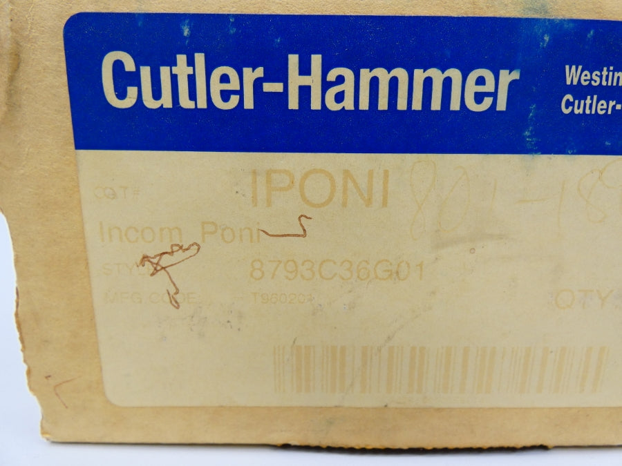 CUTLER-HAMMER 8793C36G01 NSMP