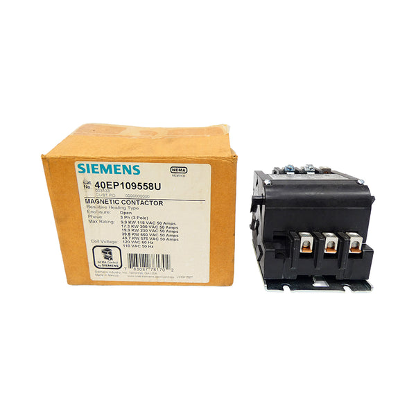SIEMENS 40EP109558U 110/120VAC 50A NSMP