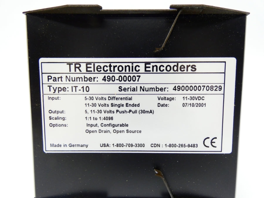 TR ELECTRONICS 490-00007 IT-10 11-30VDC NSMP
