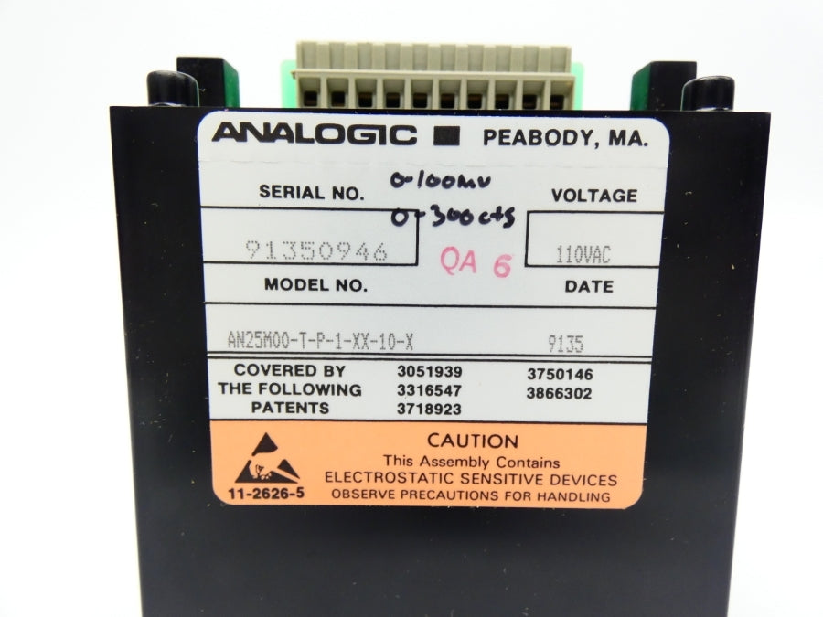 ANALOGIC AN25M00-T-P-1-XX-10-X 110VAC NSNP