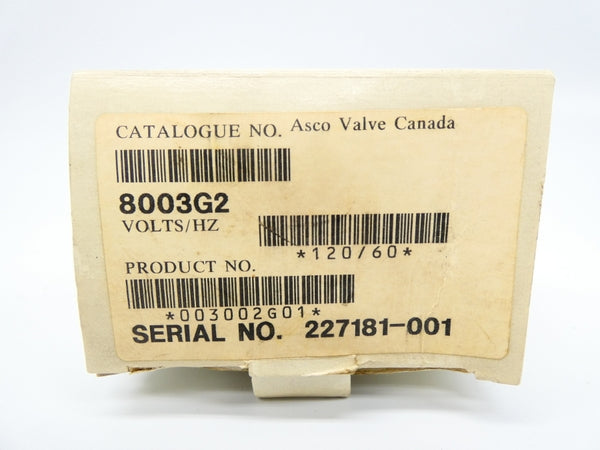 ASCO 8003G2 120V NSMP